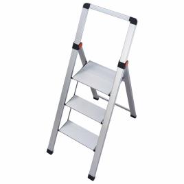 Gierre Bs300 3 Escalones Aluminum Ladder Prateado