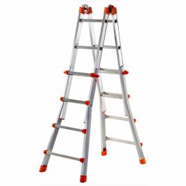 Gierre Al002 4x4 Steps Multifunction Ladder Prateado