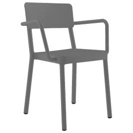 Resol Lisboa Chair With Arms Cinzento