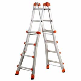 Gierre Al010 3+3 Steps Multifunction Ladder Prateado