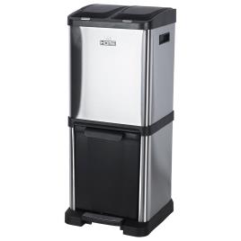 Wellhome 32l 3 Compartments Recycling Bin