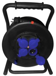 Extensão 4 Tomadas Profissional c/ Enrolador (3x 2,5 mm2) - 20 mts