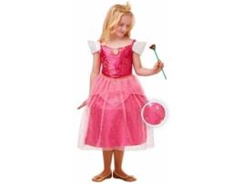 Fato de Menina RUBIES Bela Adormecida Sparkle (Poliéster - Tam: 3 Anos)