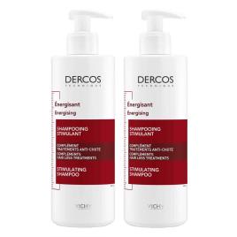 Dercos Energizante Duo Shampoo Estimulante Antiqueda 2x400ml