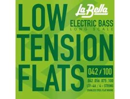 La Bella Conjunto de Cordas Baixo Elétrico Núcleo Redondo de Aço Inoxidável 042