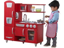 Cozinha de Brincar KID KRAFT Red Vintage Play
