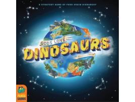 Jogo de Tabuleiro PANDASAURUS GAMES Gods Love Dinosaurs (Inglês)