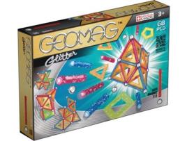Construção GEOMAG Panels Glitter (68 Peças)