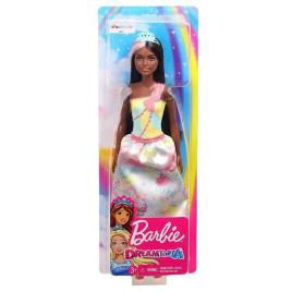 Barbie Vestido Boneca Princesa Castanha Doce Dreamtopia One Size Multicolor