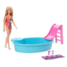 Boneca Barbie com Piscina