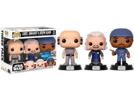 Conjunto de 3 Figuras ! Star Wars Lobot Ugnaught e Bespin Guard