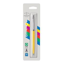 PARKER Esferográfica Retrátil Jotter Originals, Ponta Média de 1,0 mm, Corpo Amarelo, Tinta Azul