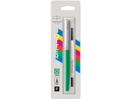Esferográfica PARKER Rollerball Recarregável Jotter Originals Verde Tinta Preta