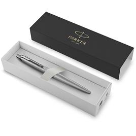 PARKER Esferográfica Retrátil Jotter XL, Ponta Média, Corpo Cromado, Tinta Azul