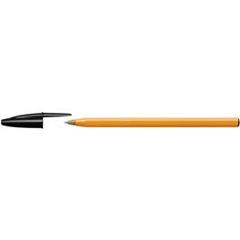 BIC Esferográfica Orange, Ponta Fina de 0,8 mm, Corpo Laranja, Tinta Preta