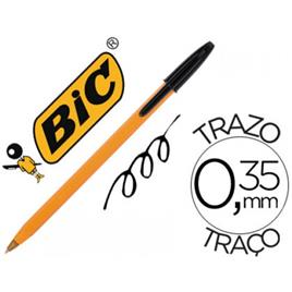 Esferográfica BIC Laranja Fina Preta - 1 Unidade