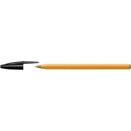 BIC Esferográfica Orange, Ponta Fina de 0,8 mm, Corpo Laranja, Tinta Preta