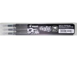 Pack 3 Recargas para Canetas PILOT FriXion Point Preto