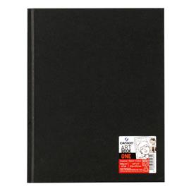 CANSON Diário Gráfico One Art Book™, A4, 100 Folhas, Capa Texturada Preta