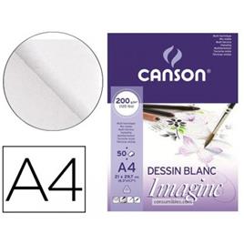 Bloco de Desenho Multitécnicas A4 50 Folhas 200gr Canson