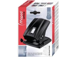 Furador MAPED Essentials E4044 Preto (2 Furos - Capacidade de Perfuração: 40 Folhas)