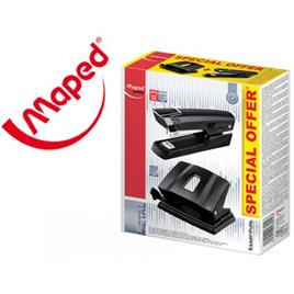 Agrafador + Furador 20/25 Folhas Metal Maped Essentials