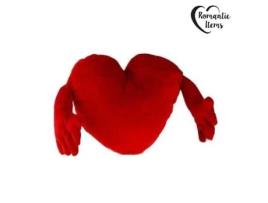 Coração Vermelho com Mãos 70 cm