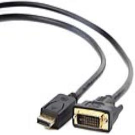 Conversor DisplayPort para DVI GEMBIRD CC-DPM-DVIM Preto - 3 m