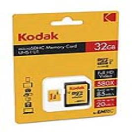 Cartão de Memória Micro SD com Adaptador  UHS-I U1 Amarelo - 32 GB