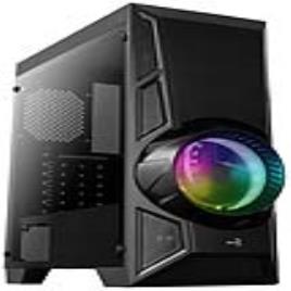 Caixa Semitorre Micro ATX / Mini ITX / ATX Aerocool Aero Engine RGB LED Preto