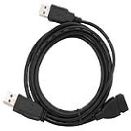 Cabo Extensão USB a USB X 2  CCP-USB22-AMAF-6 Preto (1,8 m)