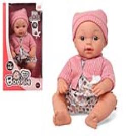 Boneco Bebé Bonnie Cor de rosa Som 110029