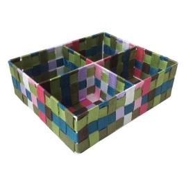 Caixa com compartimentos Multicolor