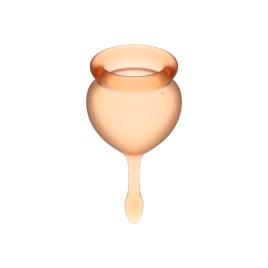 Copo Menstrual Gota Laranja