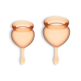 Copo Menstrual Gota Laranja