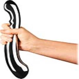 Dildo 2 Le Wand Aço inoxidável - 25 cm