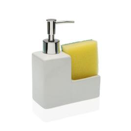 Dispensador de Sabão Cerâmica (6 x 16,5 x 13 cm) - Cinzento