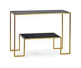 Hall de Entrada  Preto Metal (112 x 77 x 33 cm)