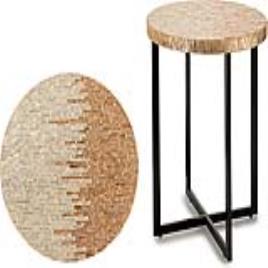 Mesa de Apoio (45 x 62 x 45	 cm) Prata