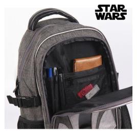 Mochila Casual The Mandalorian (31 x 47 x 24 cm) Preto Cinzento