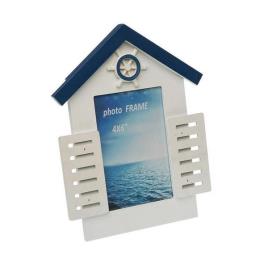 Porta-retratos Blue Sea Madeira MDF - 15 x 20 cm