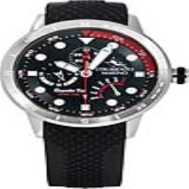 Relógio masculino Strumento Marino SM128S-SS-NR-RS-NR (Ø 46 mm)