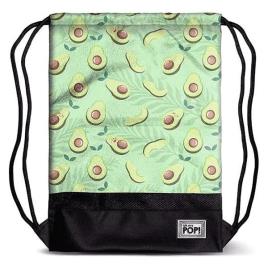 Saco Mochila com Cordas Oh My Pop Avocado (48 x 35 x 1 cm)