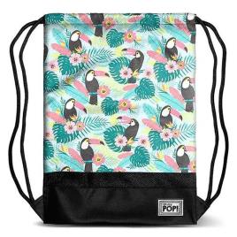 Saco Mochila com Cordas Oh My Pop Avocado (48 x 35 x 1 cm)