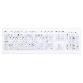 Teclado Lavável Desinfetável Active Key AK-C8100F USB Branco