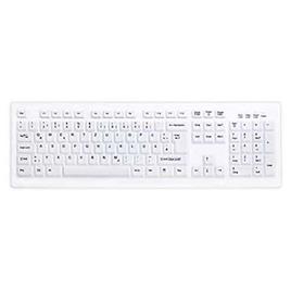 Teclado Lavável Desinfetável  AK-C8100F USB Branco
