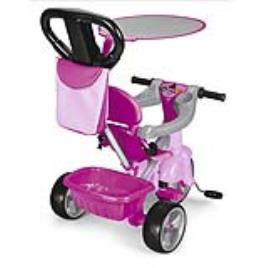 Triciclo  Baby Plus Music (69 x 52 x 96 cm) Cor de rosa