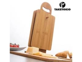 Conjunto de Tábuas de Cozinha em Bambu com Suporte TakeTokio (7 peças)