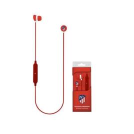 Auriculares Bluetooth com microfone para prática desportiva Atlético Madrid Vermelho