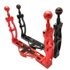 Leoben Aluminium Double Arm Base Mk-5a Vermelho,Preto